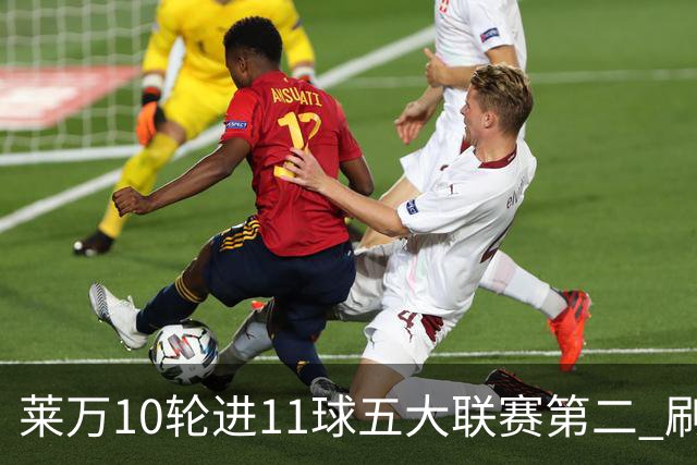 莱万10轮进11球五大联赛第二 刷新西甲26年纪录
